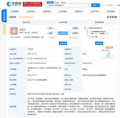蘇寧易購跨界布局醫(yī)藥領(lǐng)域 成立江蘇蘇寧大藥房，注冊(cè)資本1000萬